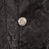 SiaLinda for Men: Langweste Aki, Jacquard, Frack Weste, Brokat schwarz - SiaLinda.com